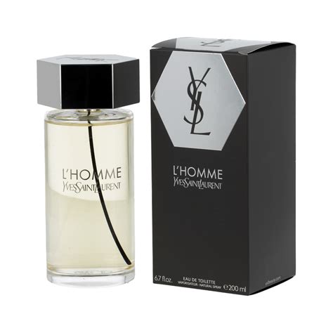 yves saint laurent l homme eau de toilette 200 ml|yves Saint Laurent male cologne.